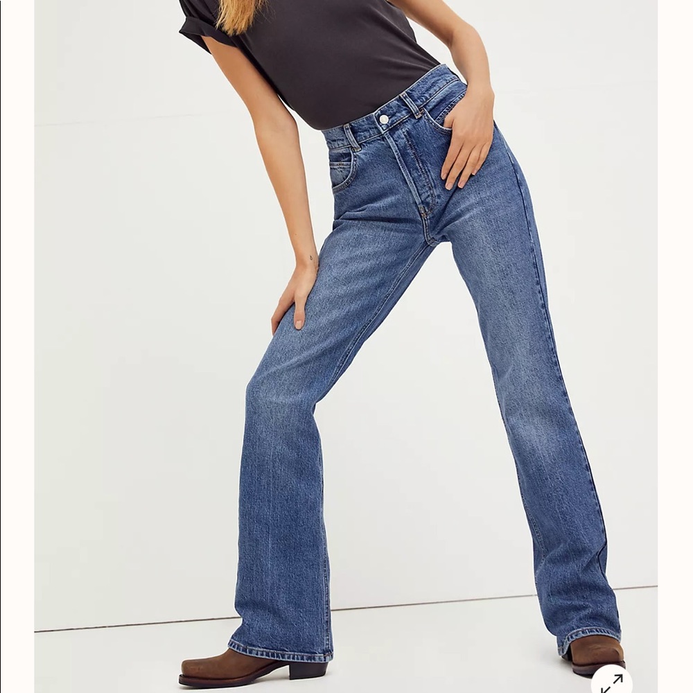Free People French Girl Flare Jeans